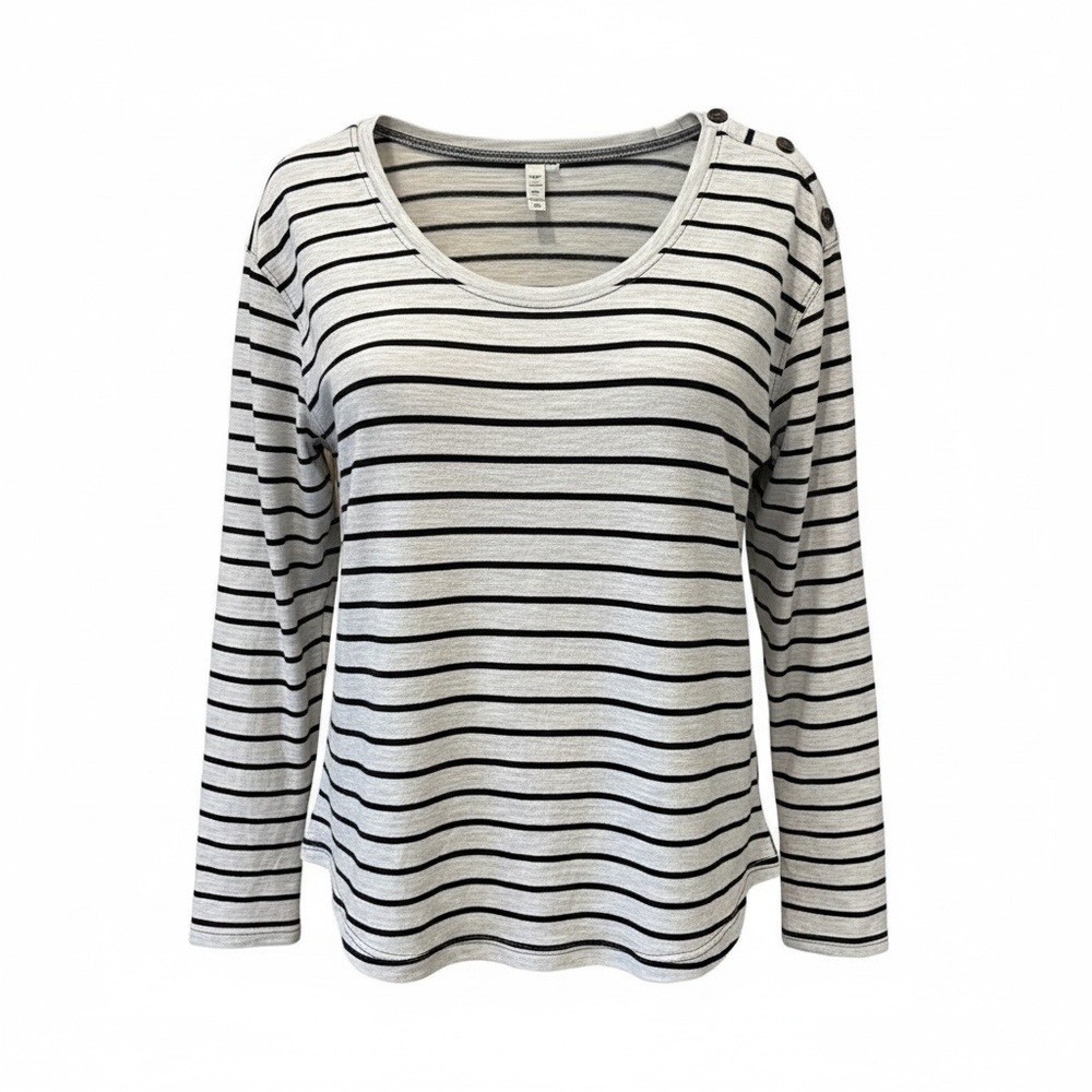 We the Free striped button top